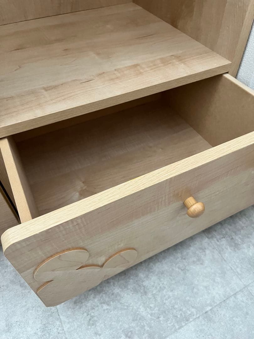 みっつん　木製ラック ミッキーマウス