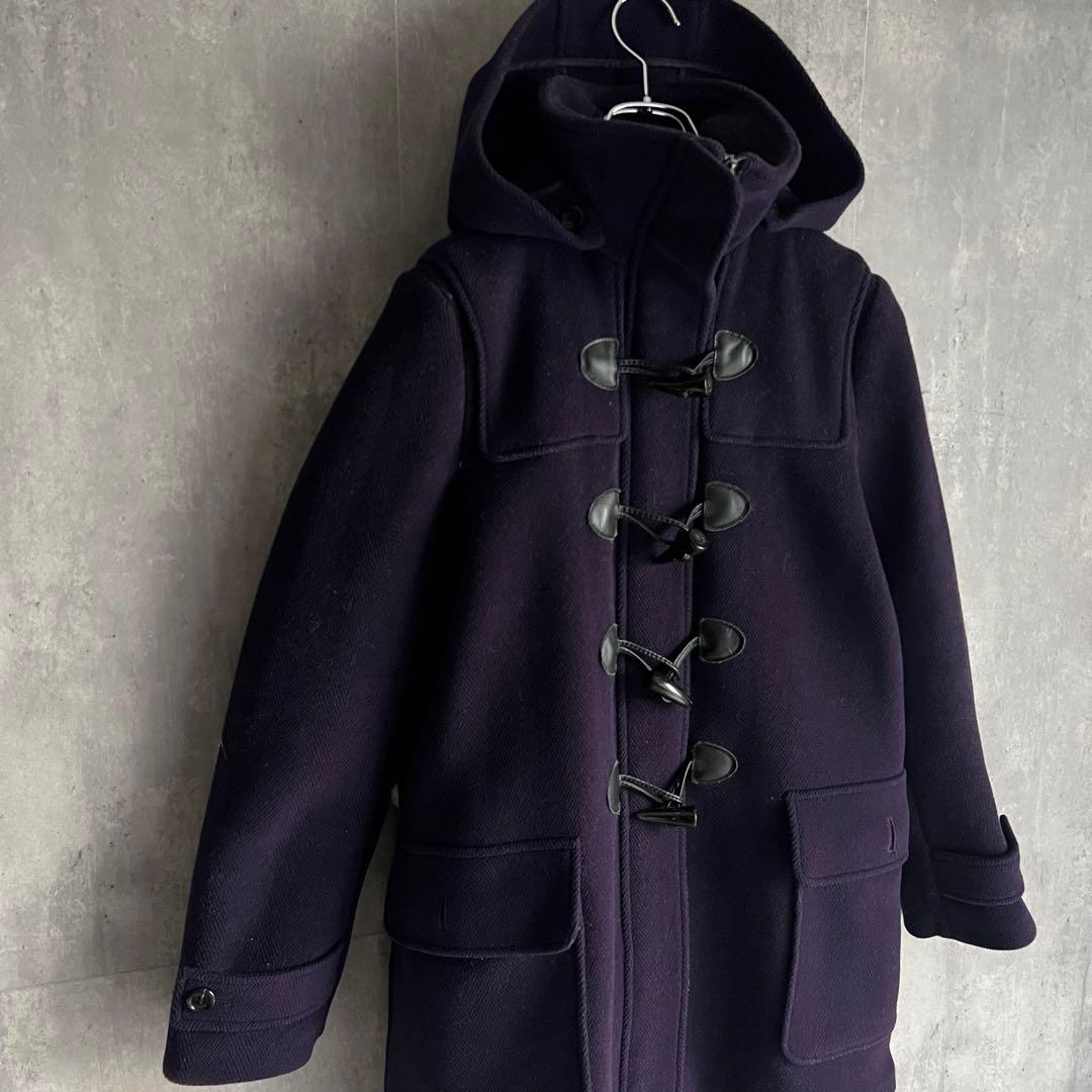 BURBERRY LONDON　バーバーロンドン　ウールダッフルコート　フード付