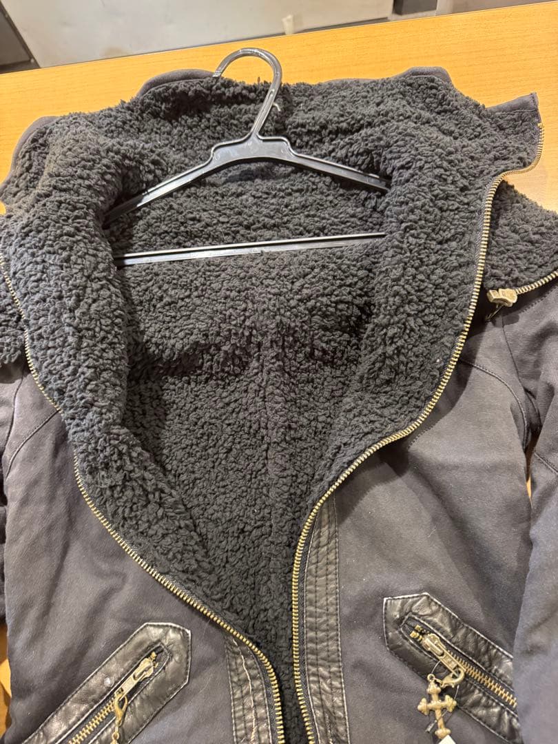 d.i.a. ブラック ミリタリージャケット GJ-115 サイズF