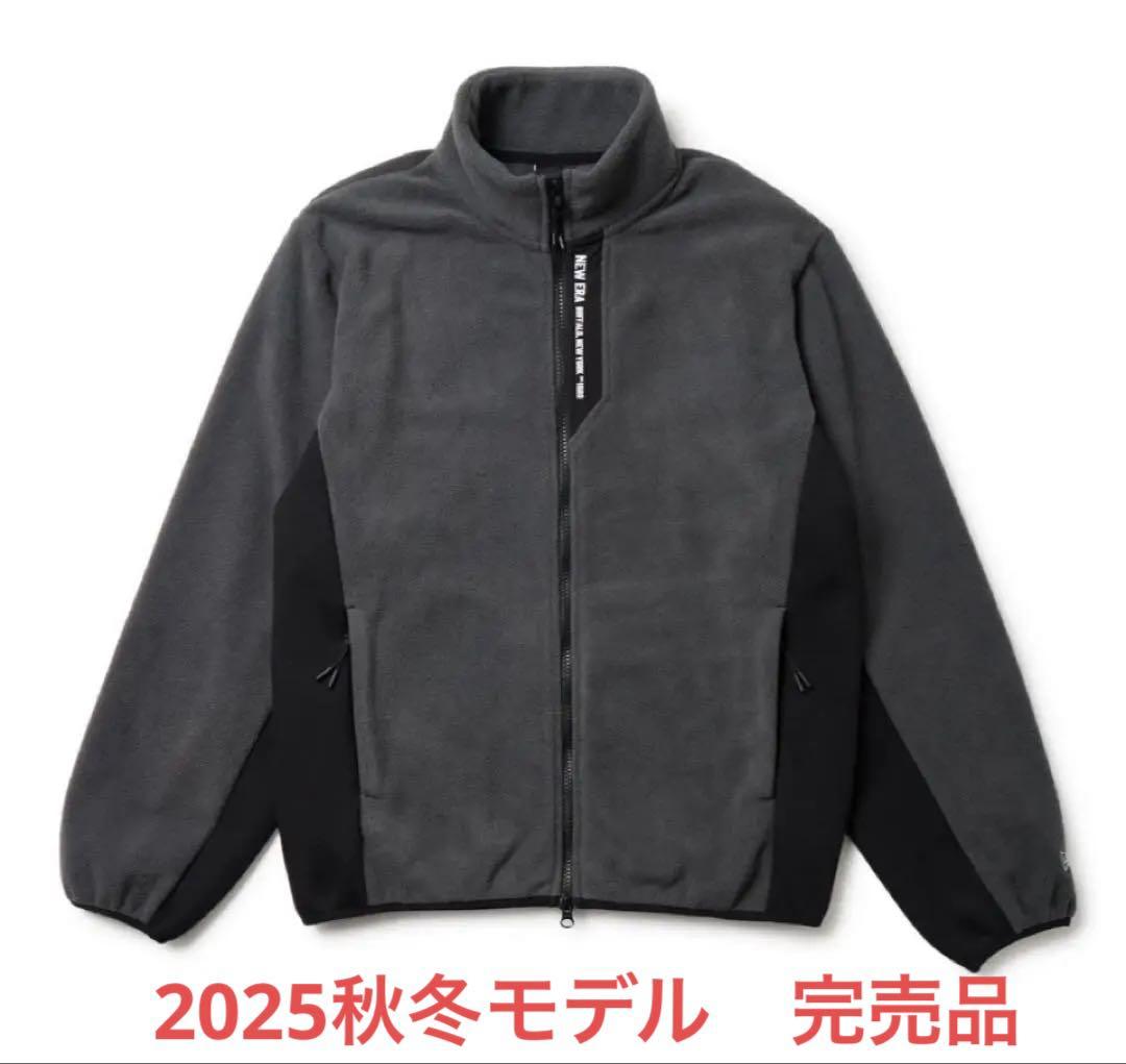 NEW ERA GOIF GFフリースFフルジップジャケット グレー
