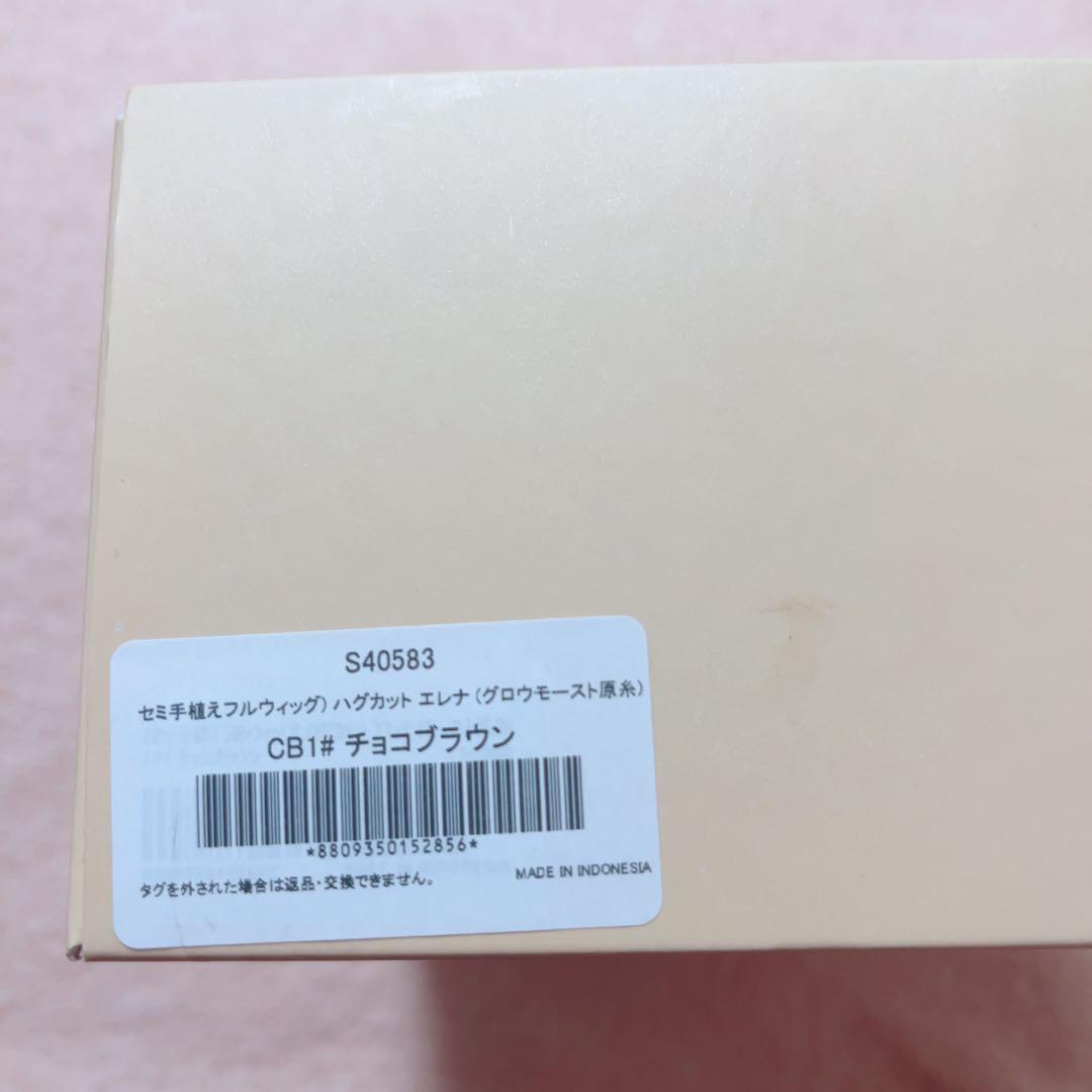 PINK AGE / ピンクエイジ セミ手植えフルウィッグ ハグカット エレナ