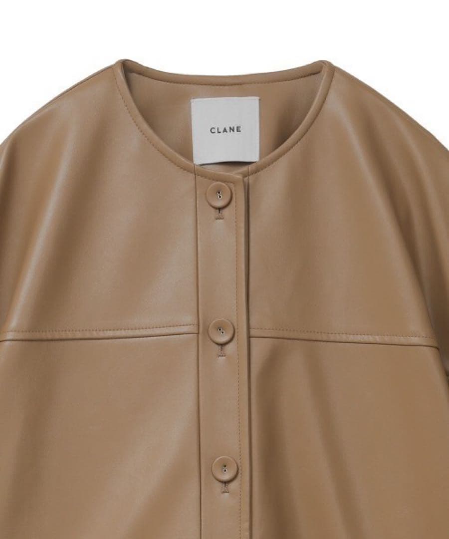 ジャケット・アウター VOLUME SLEEVE LEATHER BLOUSON