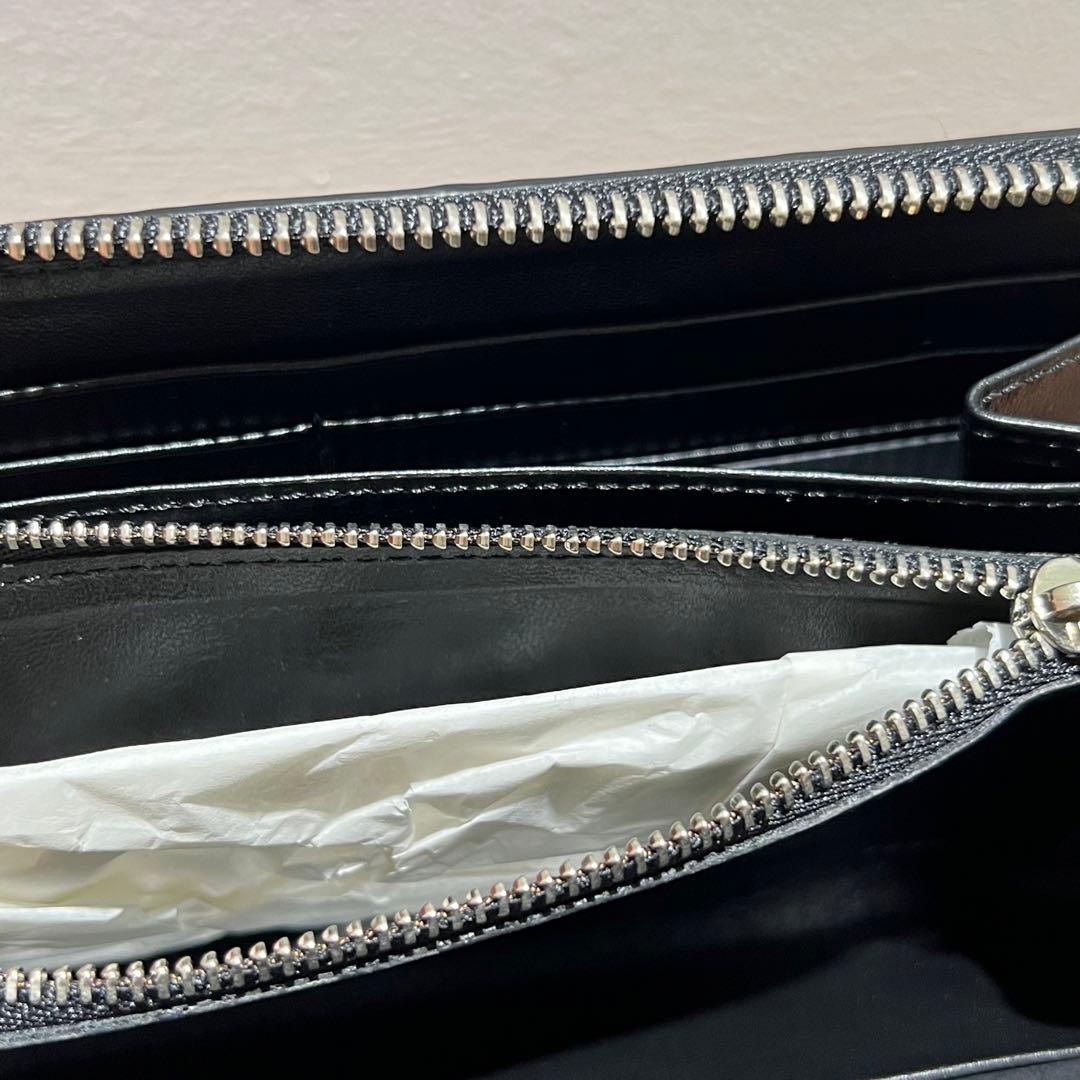 【新品未使用品】ダビデアルベルタリオ 長財布 クロコダイル 黒 ラウンドジップ