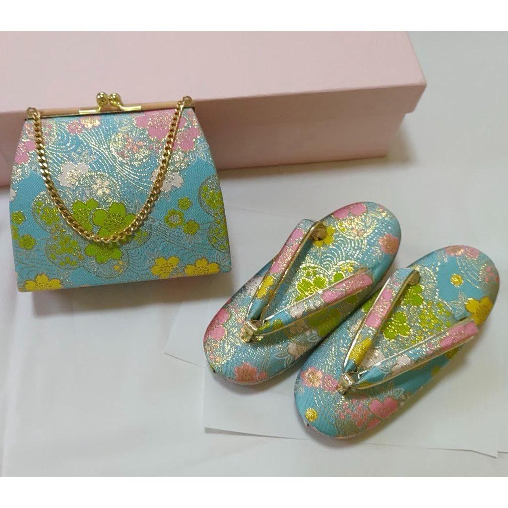 七五三 3歳 女の子 正絹 祝い着 5点 フルセット（被布・長襦袢・草履・鞄）