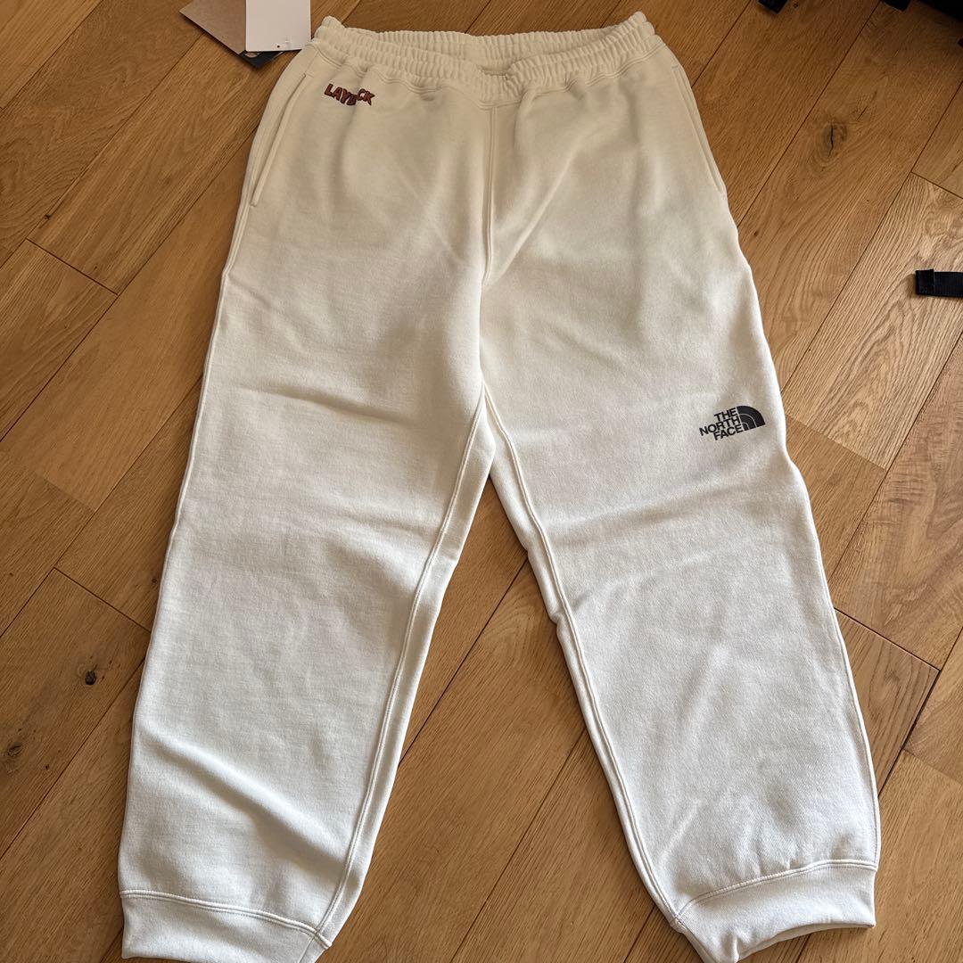 THE NORTH FACE スウェットパンツ ホワイトLAYBACK M