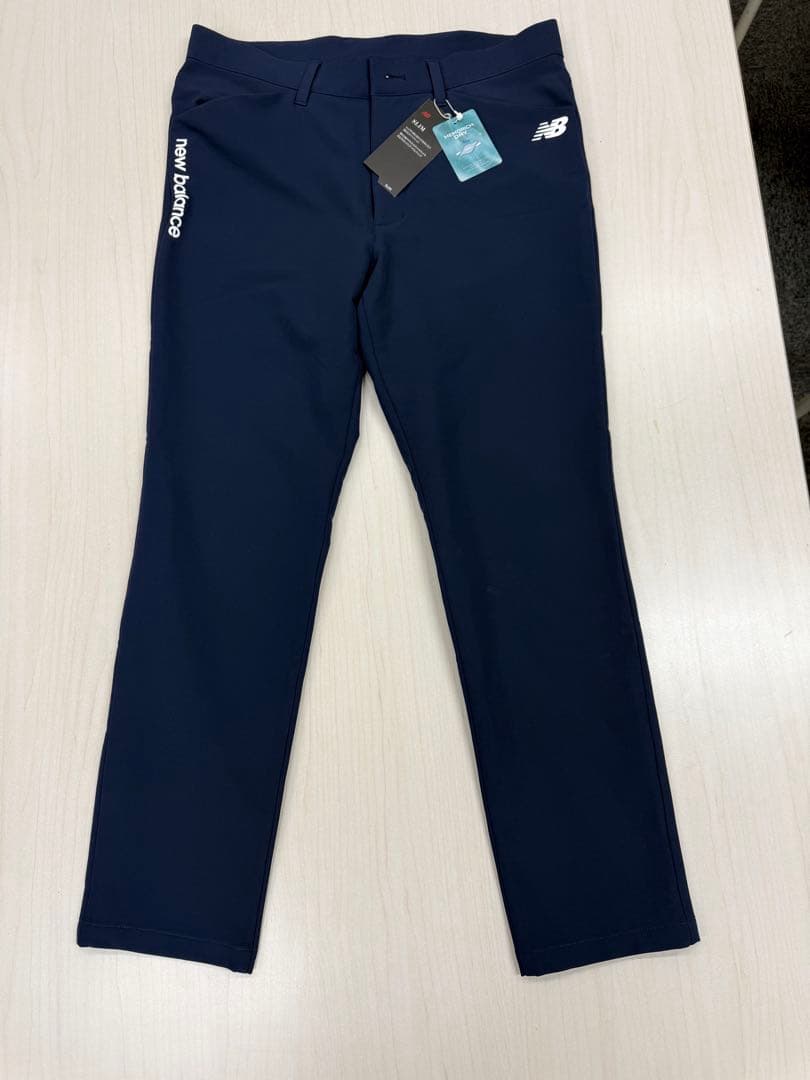 New Balance 新品ゴルフスリム裏起毛ストレッチパンツ ネイビー
