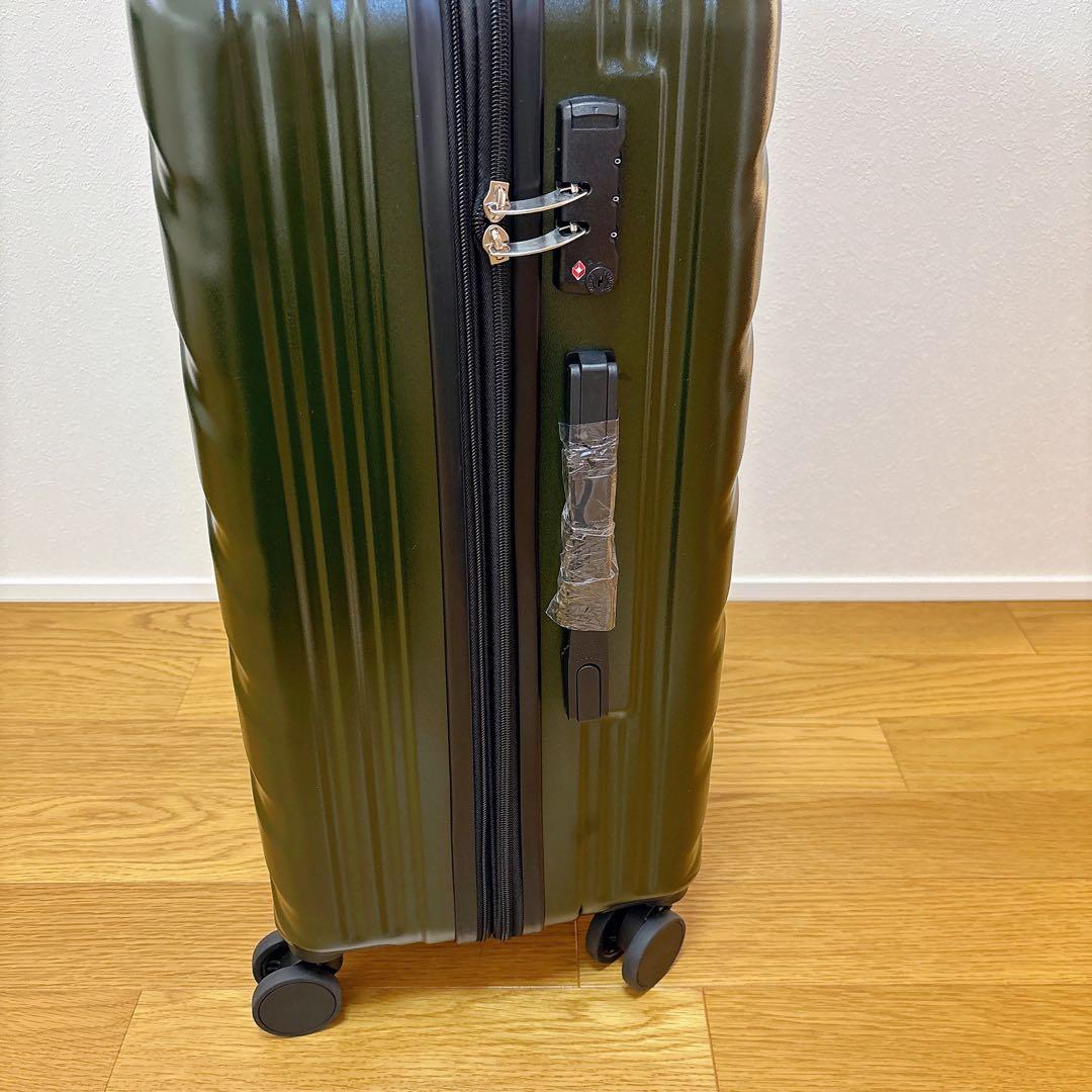うらら様　スーツケース キャリーケース L TSAロック 拡張型 軽量　グリーン