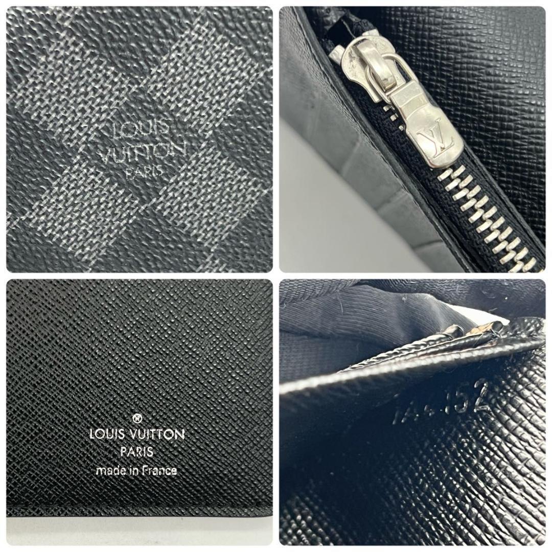 ルイヴィトン ダミエ グラフィット ブラザ ビジネス ジャッケット 長財布