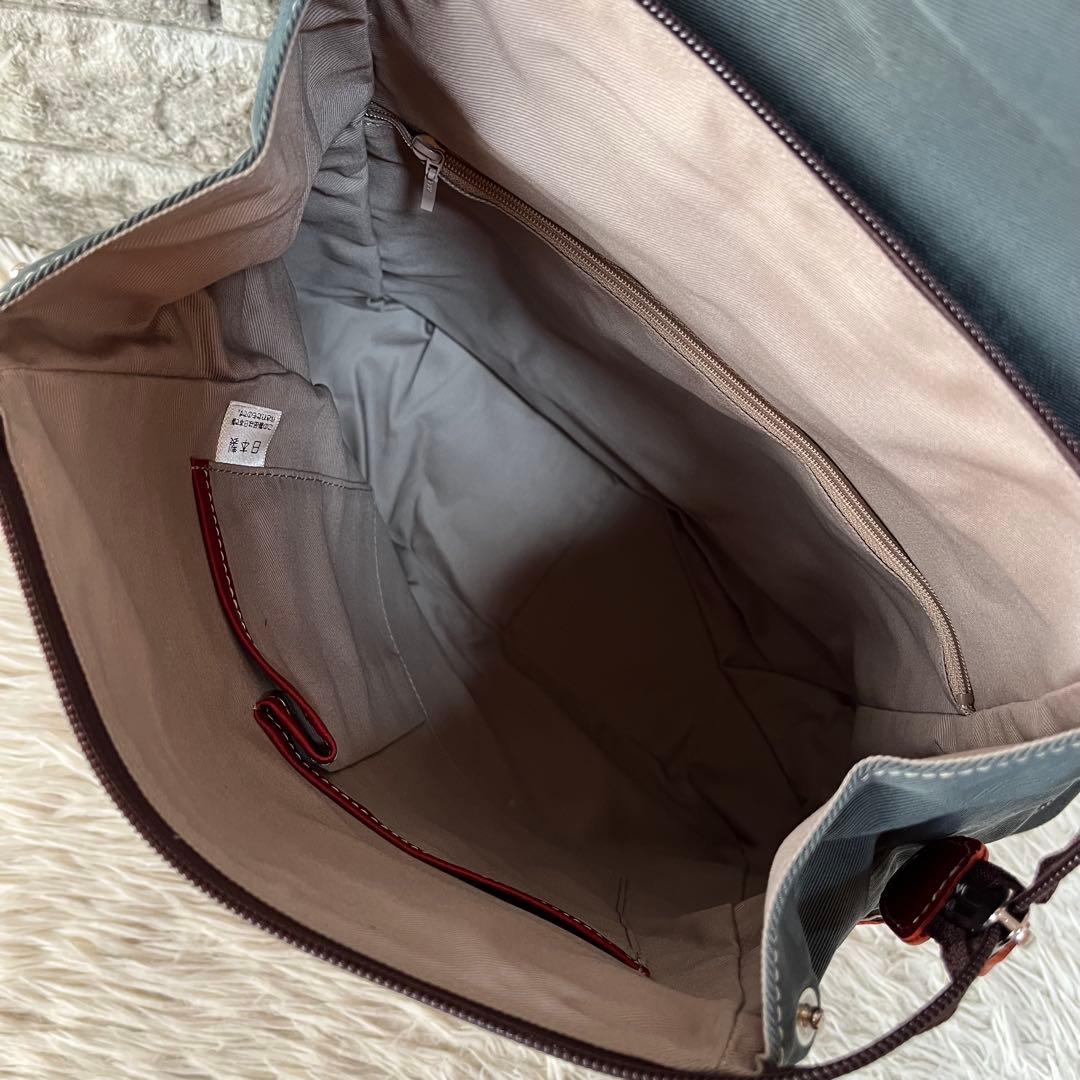 【新品未使用】ジェノヴァ　イマイバッグ　レザー　ナイロン　バックパック　リュック