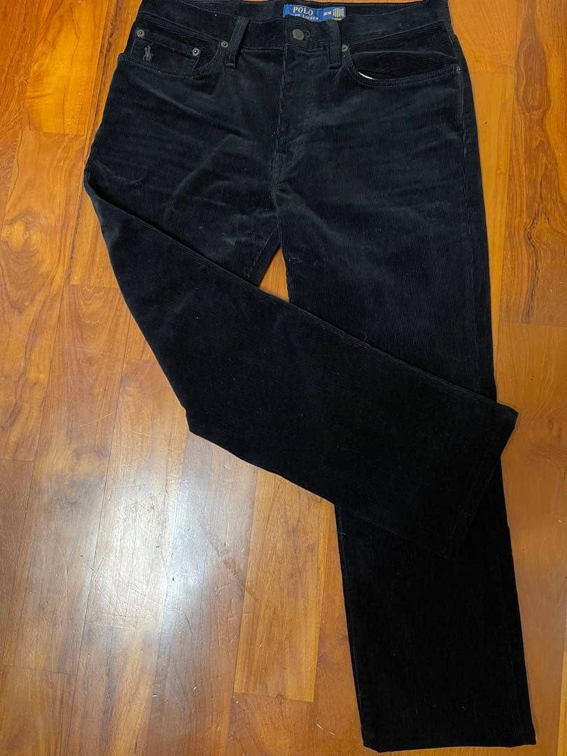 ラルフローレン コーデュロイ ジャケット パンツ 上下セット 黒