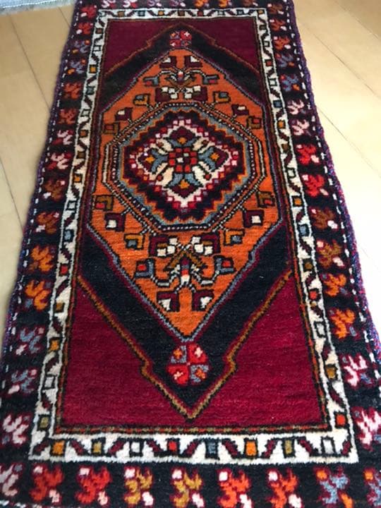 トルコ絨毯　ハンドメイドラグ