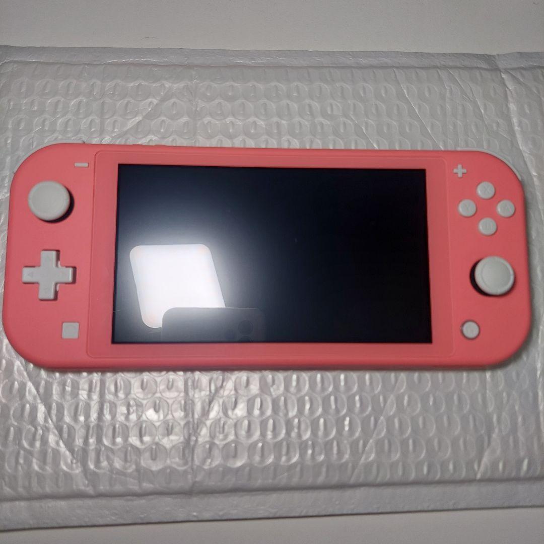 NintendoSwitch Lite本体 コーラルピンク 充電器付き