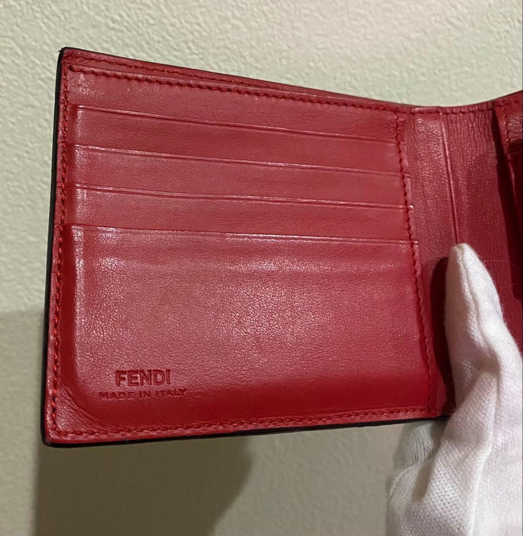 FENDI フェンディ モンスター 二つ折り財布