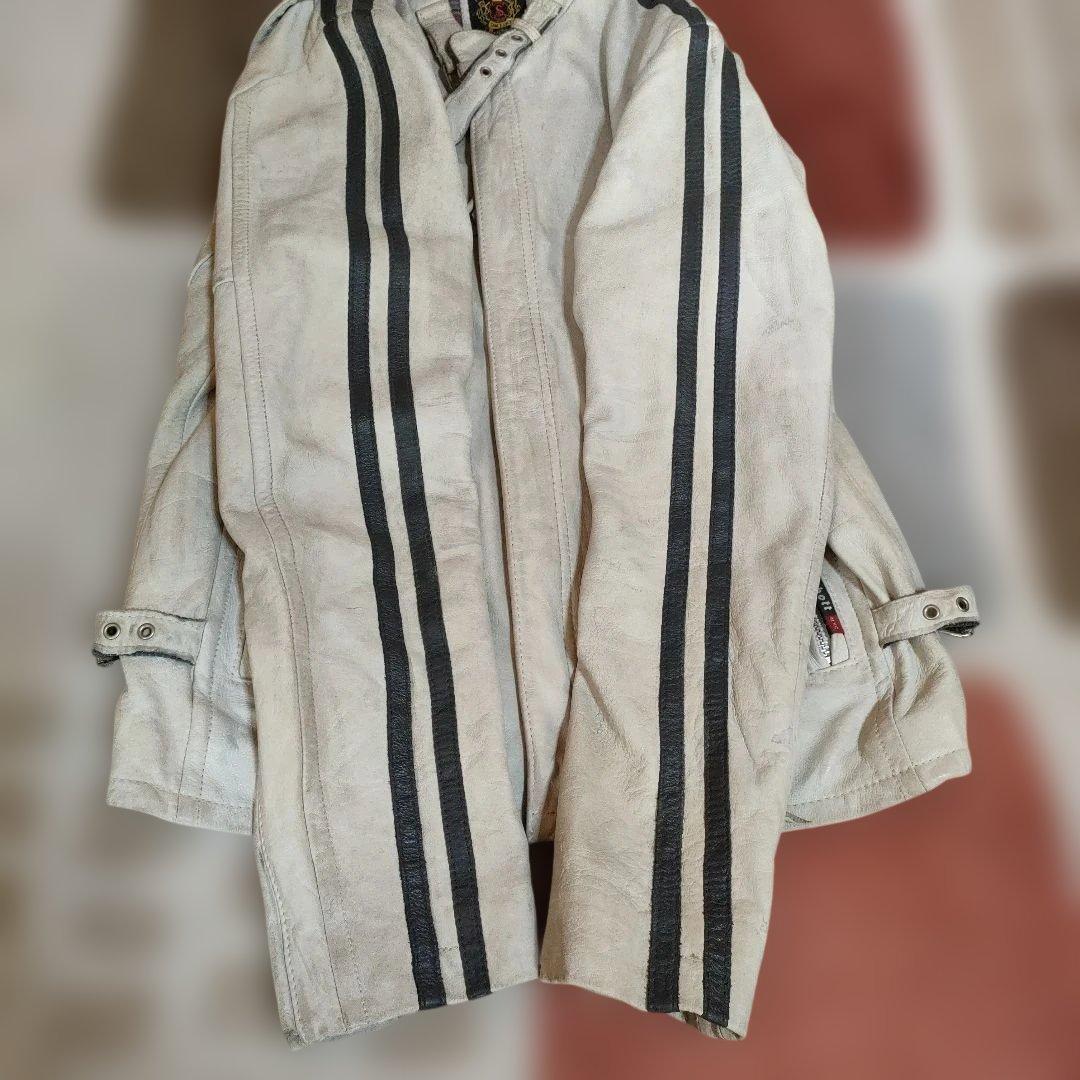 現行タグモデル　ダメージ加工　Schott 立襟 シングルライダース　上野商会