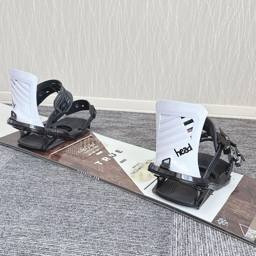 82美品❗️超豪華❗HEAD/TRUE スノーボードセット★149cm+ビン付