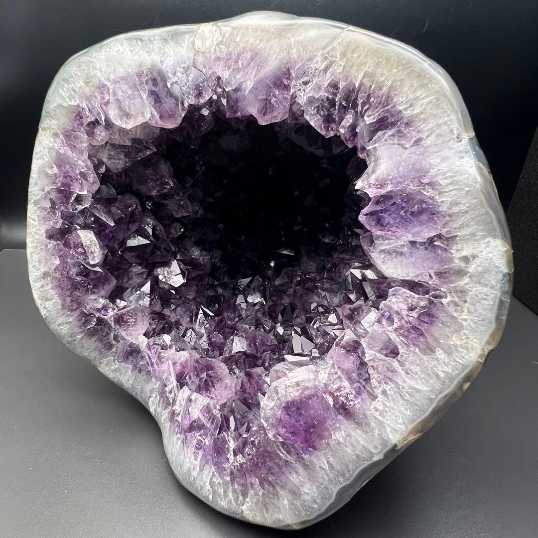 ✳️☆極上強開運☆絢爛華麗なる極大美濃紫結晶☆アメジストドーム 天然石 原石 置物