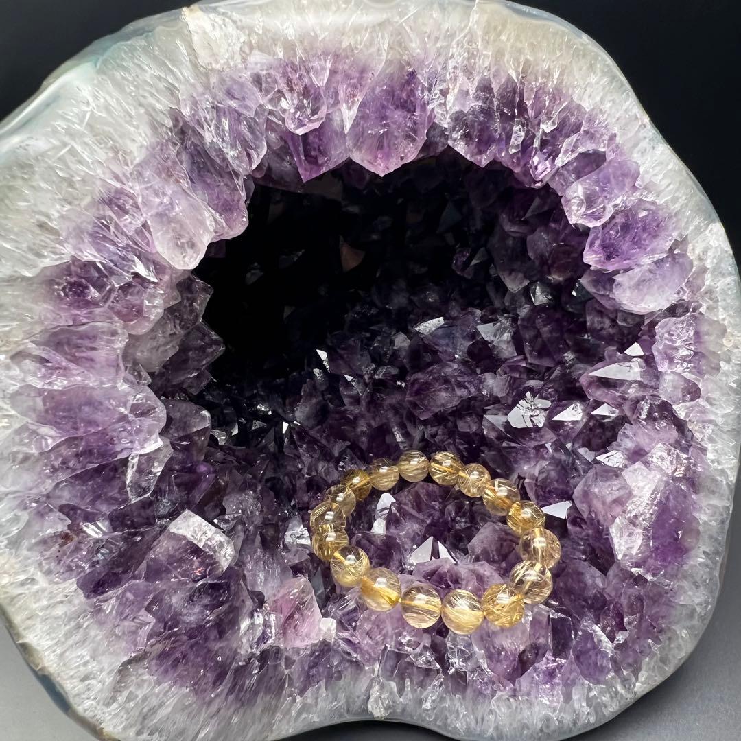 ✳️☆極上強開運☆絢爛華麗なる極大美濃紫結晶☆アメジストドーム 天然石 原石 置物
