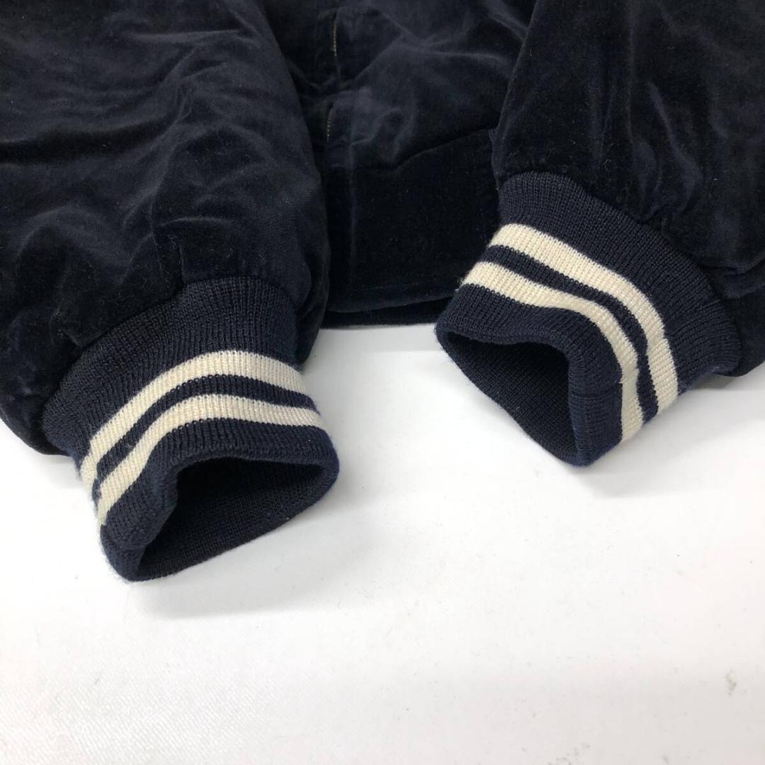 90s SLIDER ベロア生地 中綿入り スカジャン 刺繍 YOKOSUKA