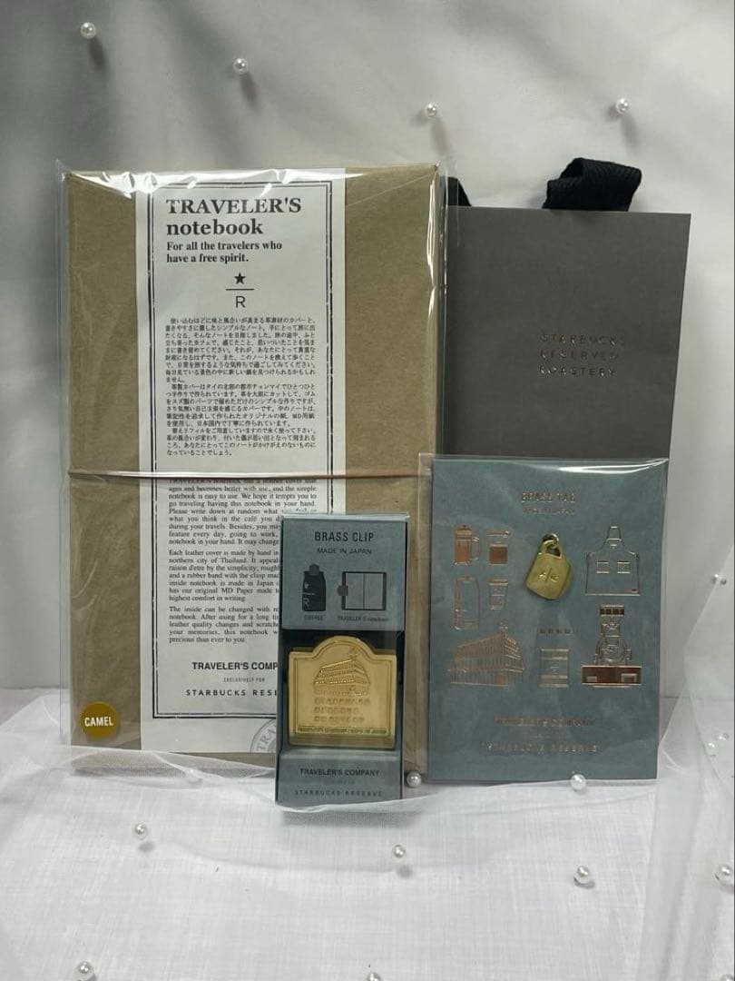 スターバックス リザーブロースタリー トラベラーズノート キャメル　セット