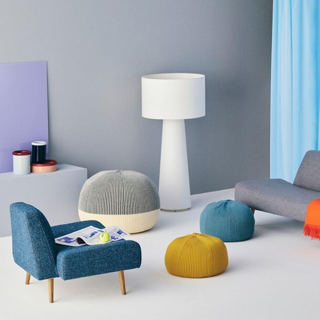 IDEE PUUF 本体セット プーフ White×Black MIX PUUF