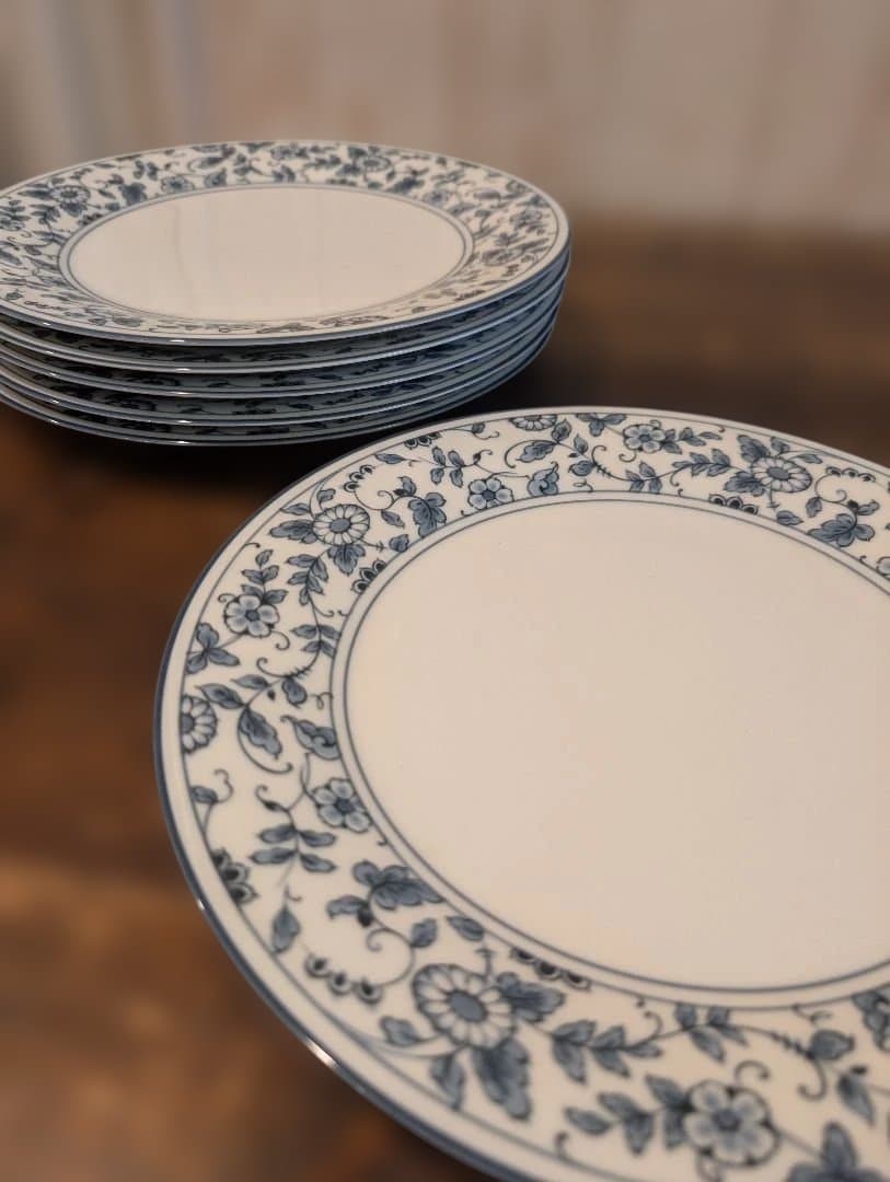 【美品】ノリタケ　アルカディア ／ 大皿　丸皿　6枚セット