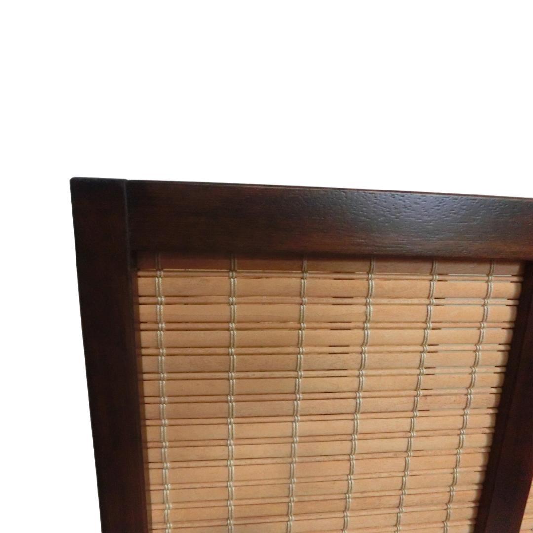 ミニ パーテーション 木簾 3連 スクリーン 衝立 W105H42