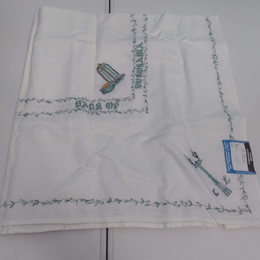 レア物　近沢レース　テーブルクロス 横浜銀行　記念