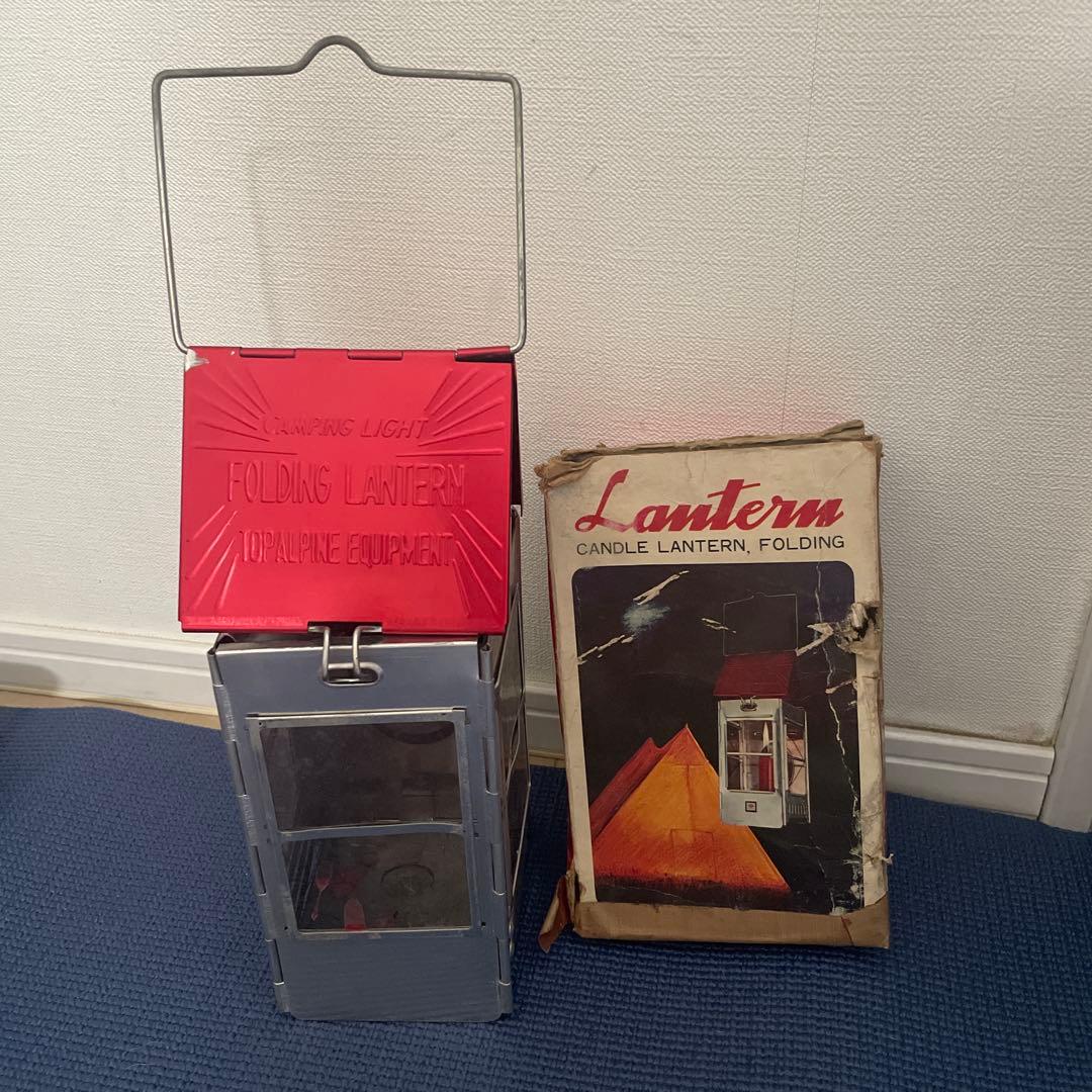 キャンドルランタン　フォールディング　 屋根型 希少品　ヴィンテージ