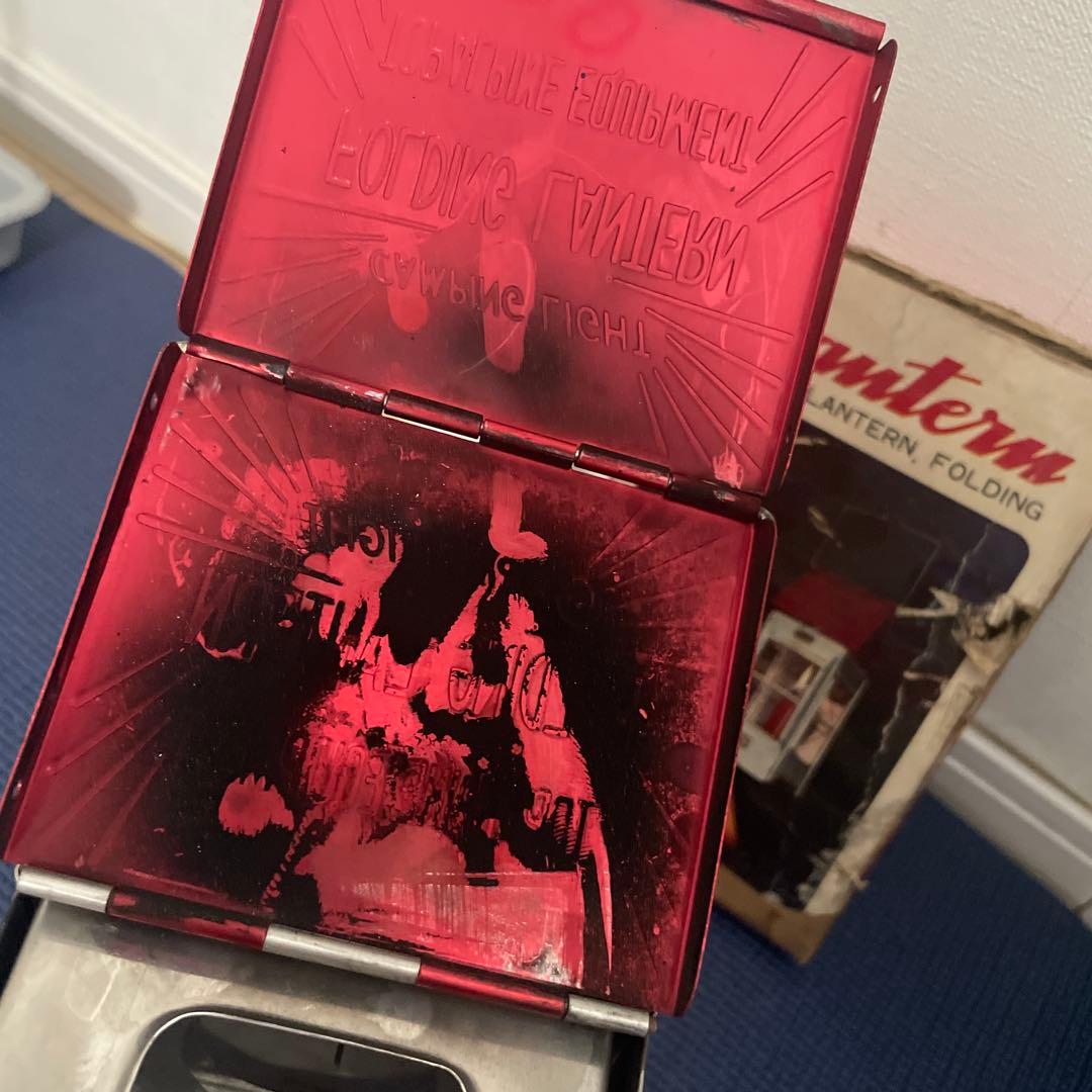 キャンドルランタン　フォールディング　 屋根型 希少品　ヴィンテージ