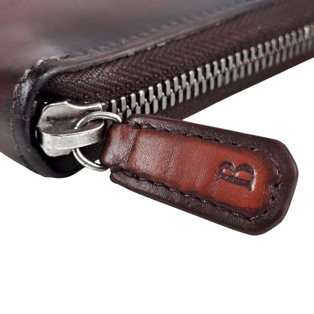 美品 ベルルッティ Berluti カリグラフィ ラウンドファスナー 長財布