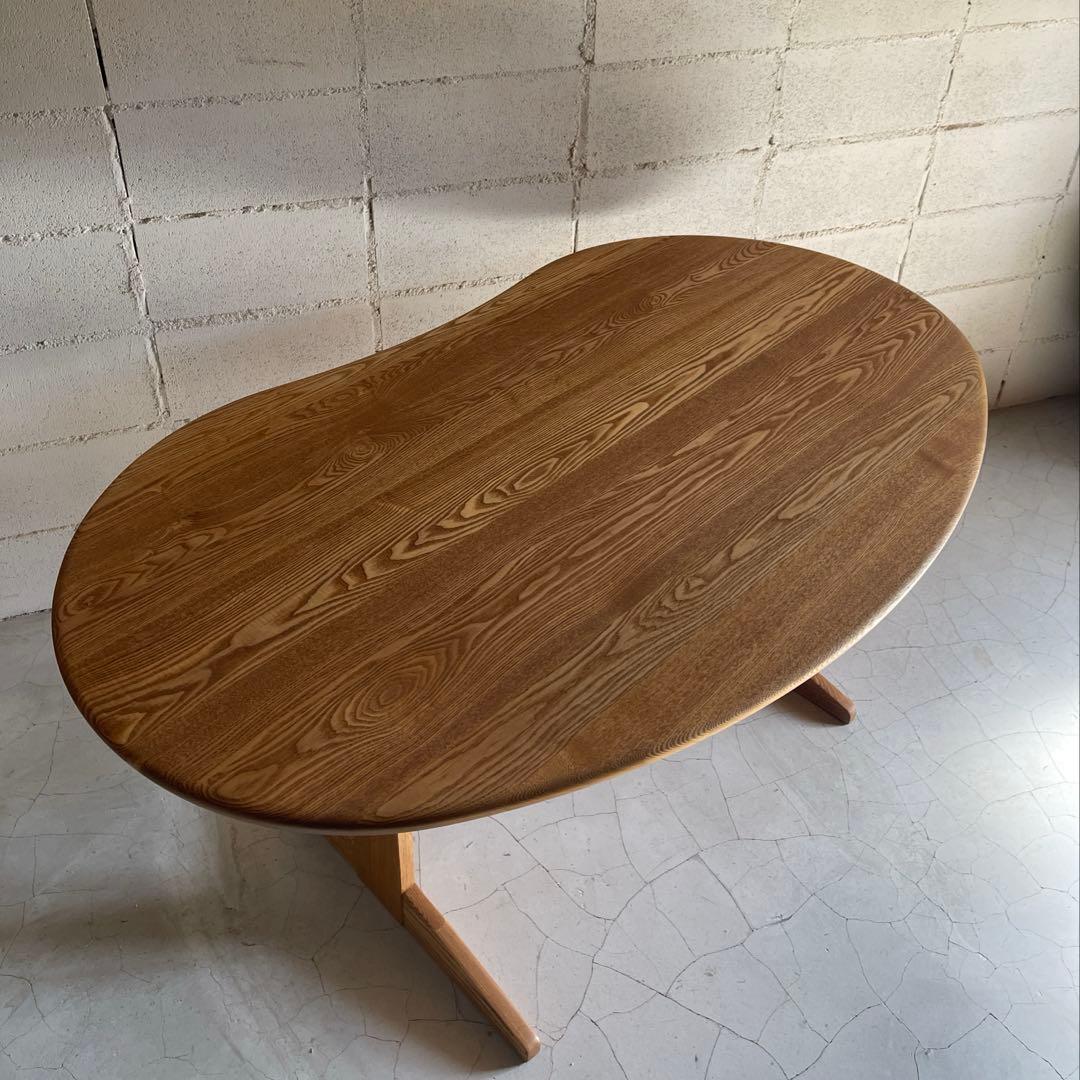 美品　リビングハウス　ダイニング3点セット　ダイニングテーブル　ベンチ　チェア