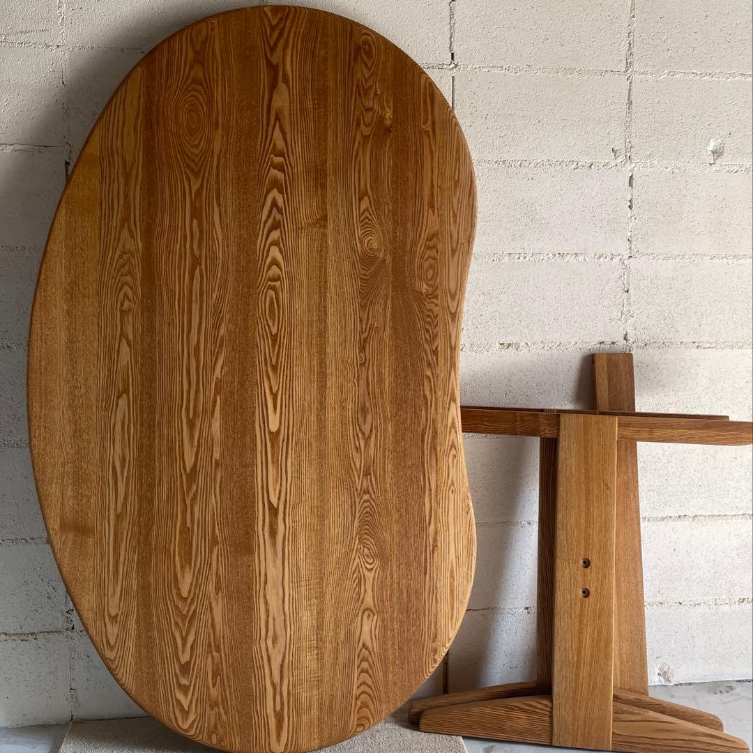 美品　リビングハウス　ダイニング3点セット　ダイニングテーブル　ベンチ　チェア