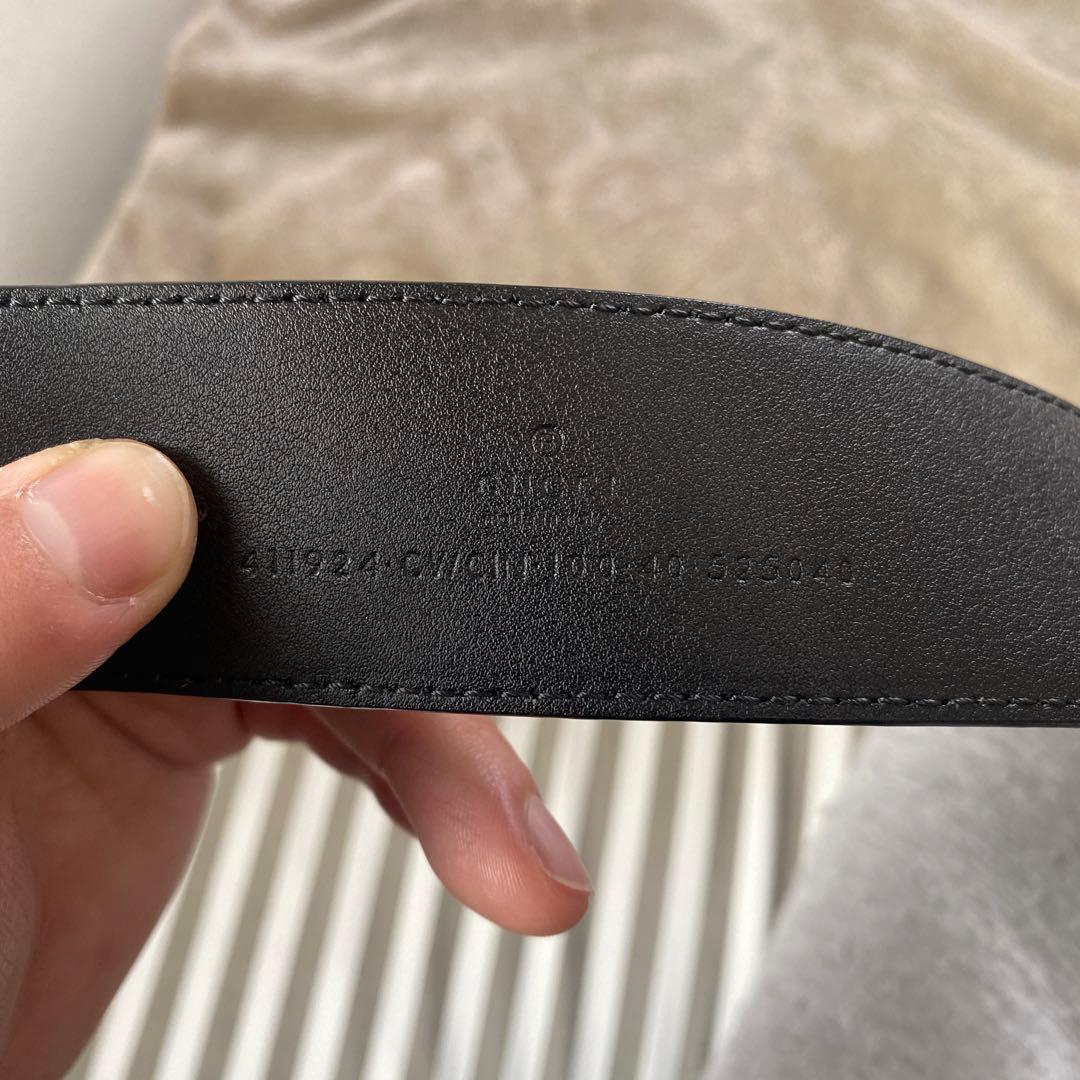 GUCCI グッチ グッチシグネチャー レザーベル 411924 メンズ