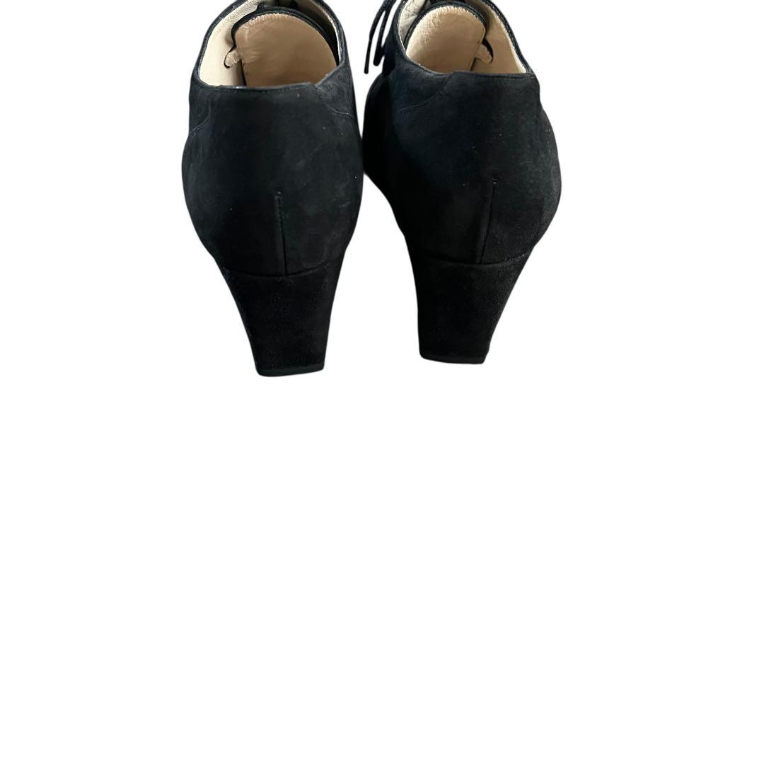 美品級✨ CHANEL シャネル スエード レースアップ シューズ 36