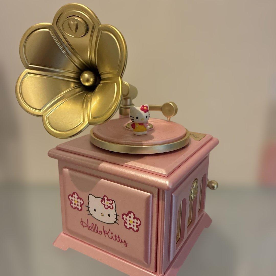 お値下げ！ハローキティ　オルゴール ジュエリーボックス　1997年製　レトロ