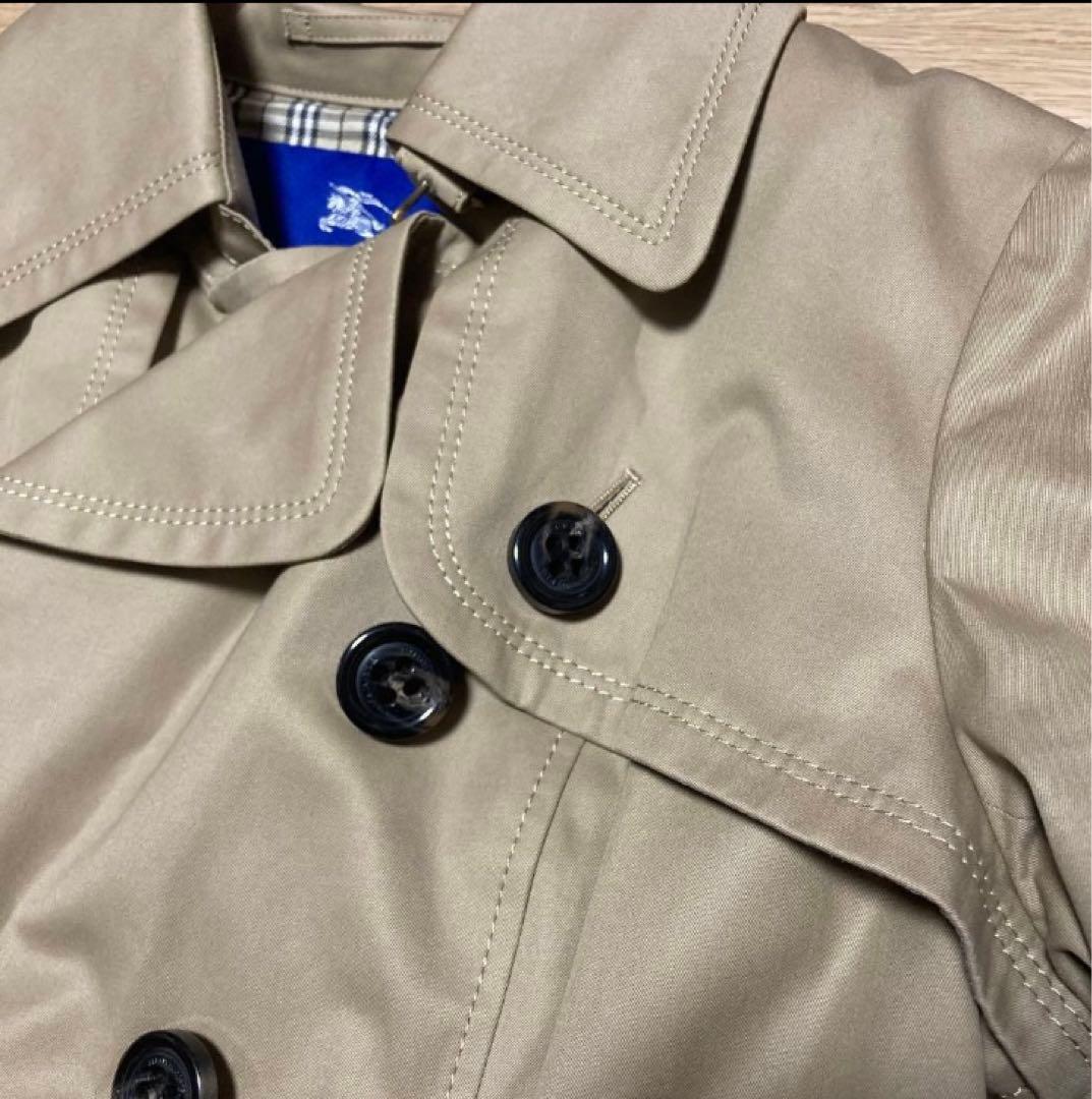 【試着のみ】バーバリーブルーレーベル(ベルト付き)トレンチコート【サイズ40】