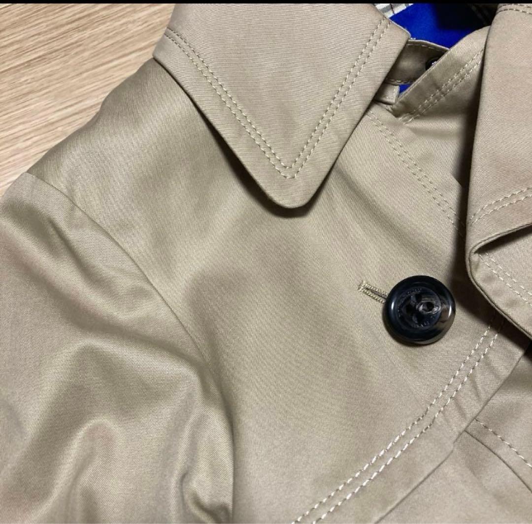 【試着のみ】バーバリーブルーレーベル(ベルト付き)トレンチコート【サイズ40】