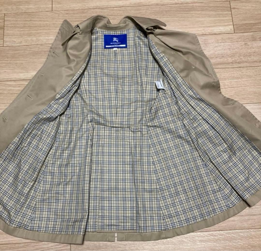 【試着のみ】バーバリーブルーレーベル(ベルト付き)トレンチコート【サイズ40】