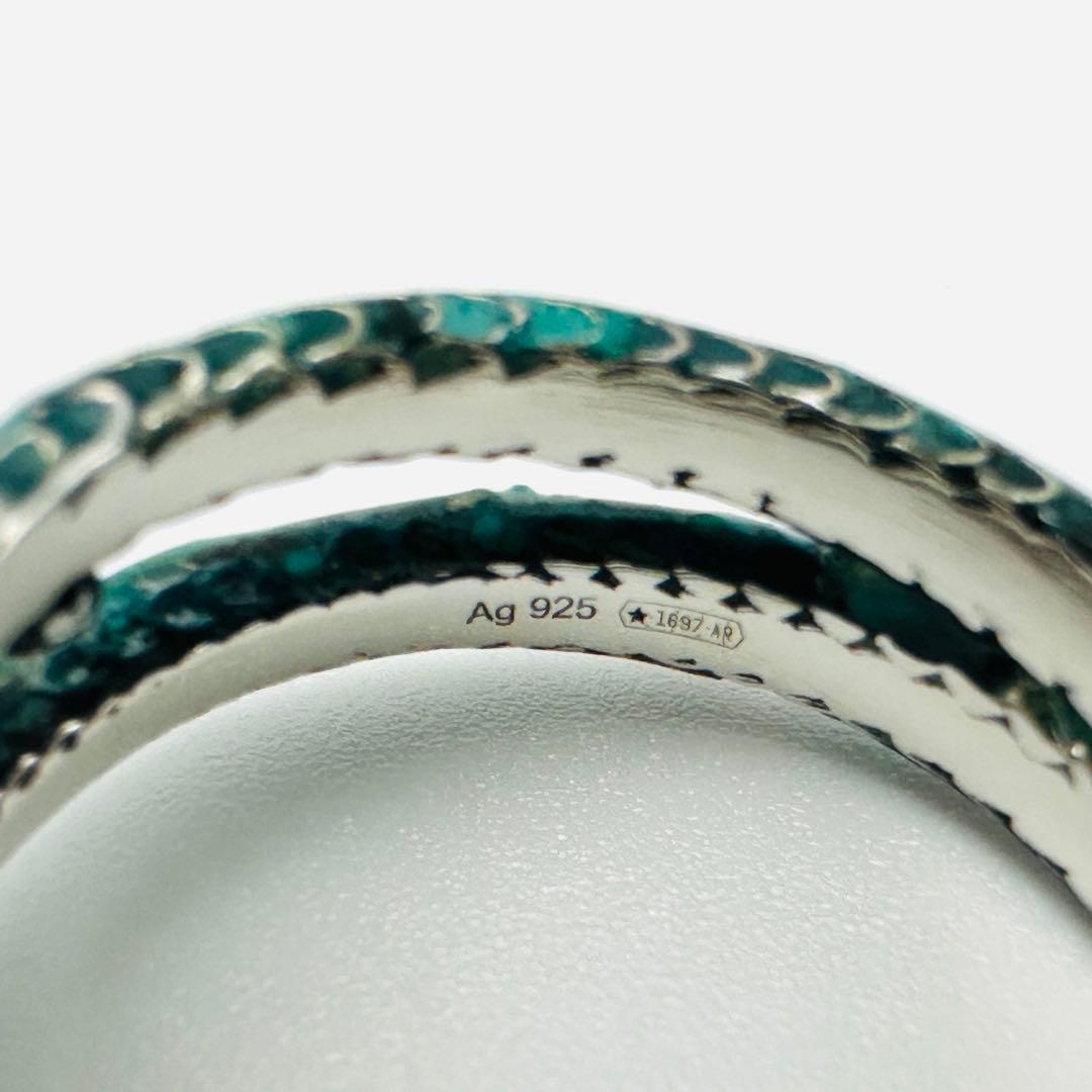 GUCCI ガーデンスネーク　グリーン　ラッカー　ダブルスネーク　刻印20