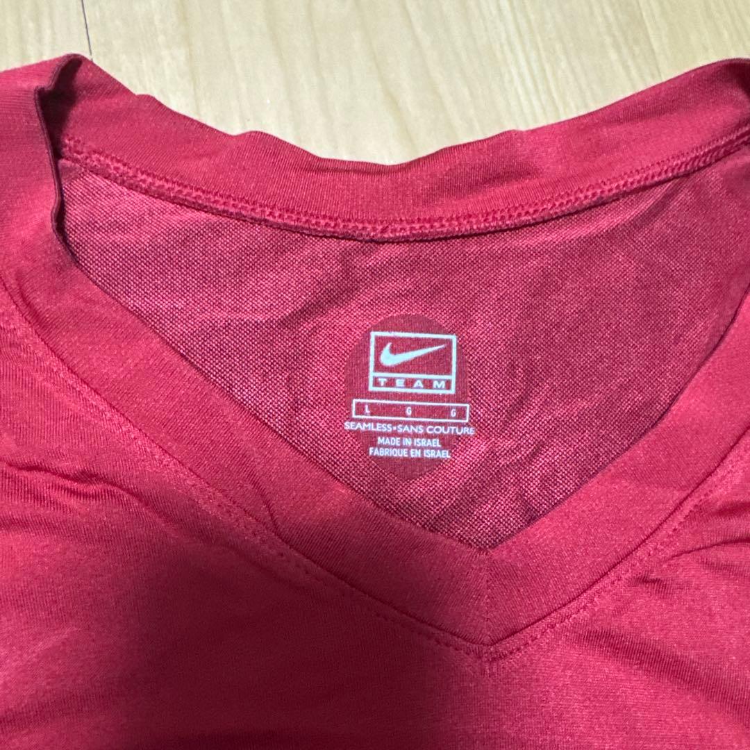Nike ナイキ ノースリーブ Tシャツ Lサイズ レッド メンズ 21