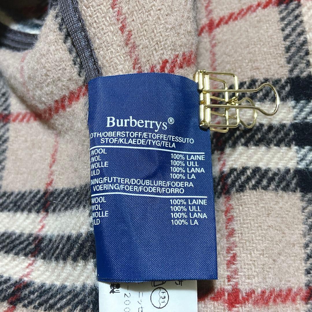 Kaminski ⭐️バーバリーズ　ダッフルコート　ノバチェック　ウール