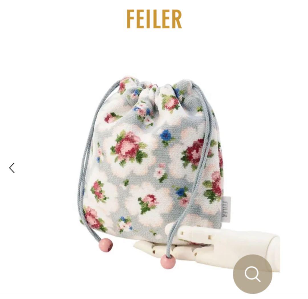 FEILER フェイラー 巾着 ローズカンタービレ（WEB限定）