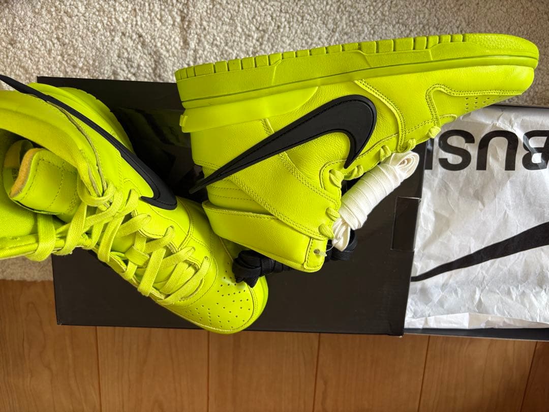 特別値下げ！Nike Dunk Hi AMBUSH Atomic Green 8