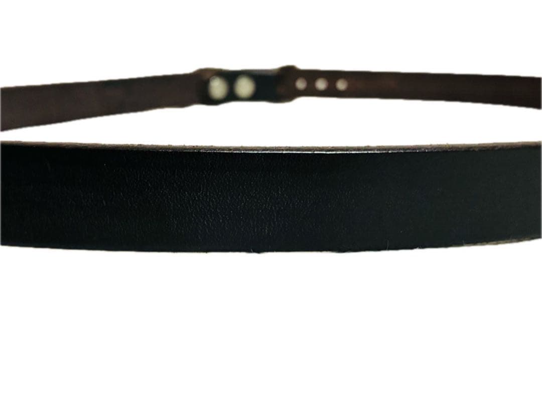 BUTTON WORKS ボタンワークス　USA レザーベルト　ナロー　コンチョ