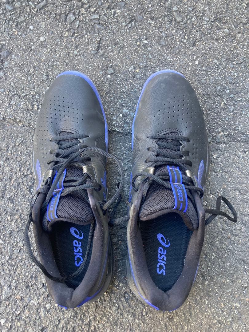 asics ゲルチャレンジャー15 OC 29.0cm ブラック×ブルー