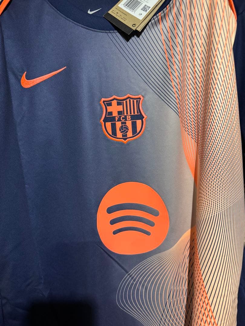 ナイキ　バルセロナ　ドリルトップ　セットアップ　半袖プラクティスシャツ　3セット