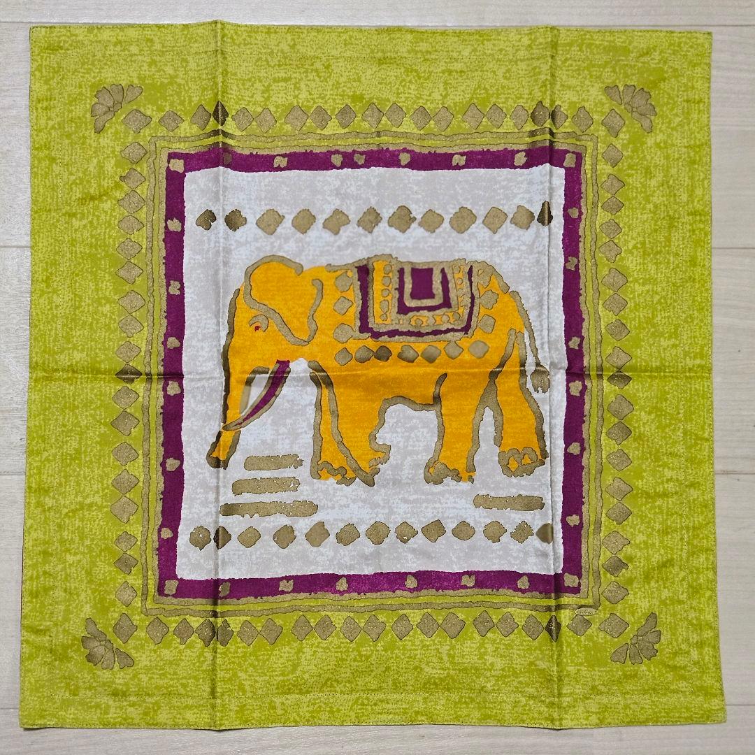 タイシルク 象柄クッションカバー2枚セット JIM THOMPSON