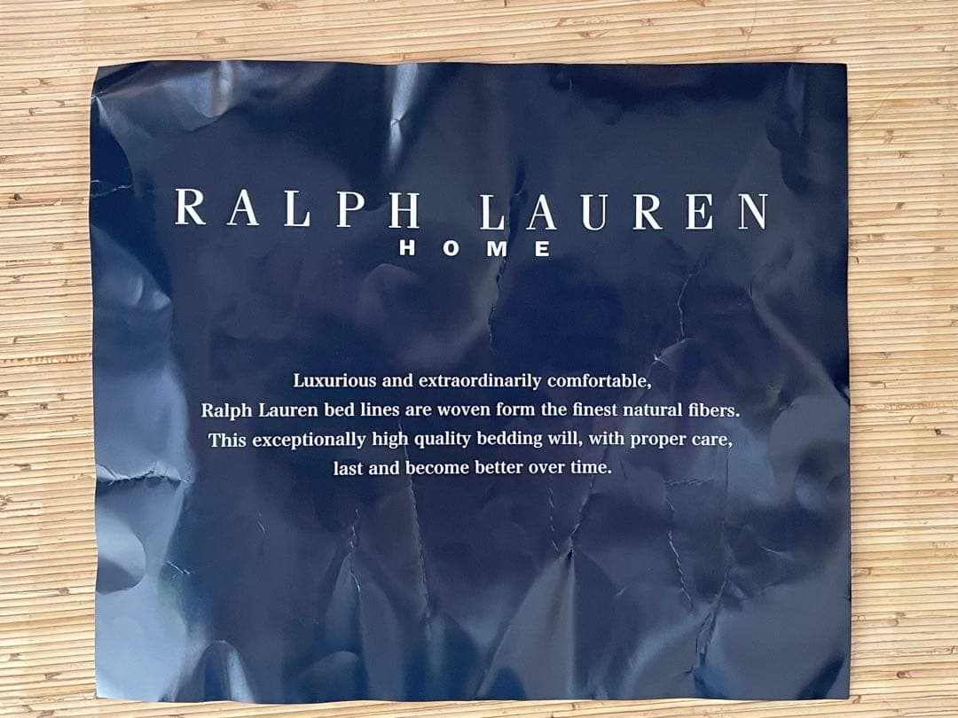 新品未使用✳︎ラルフローレンホーム✳︎高級羽毛布団✳︎シングルサイズ✳︎日本製