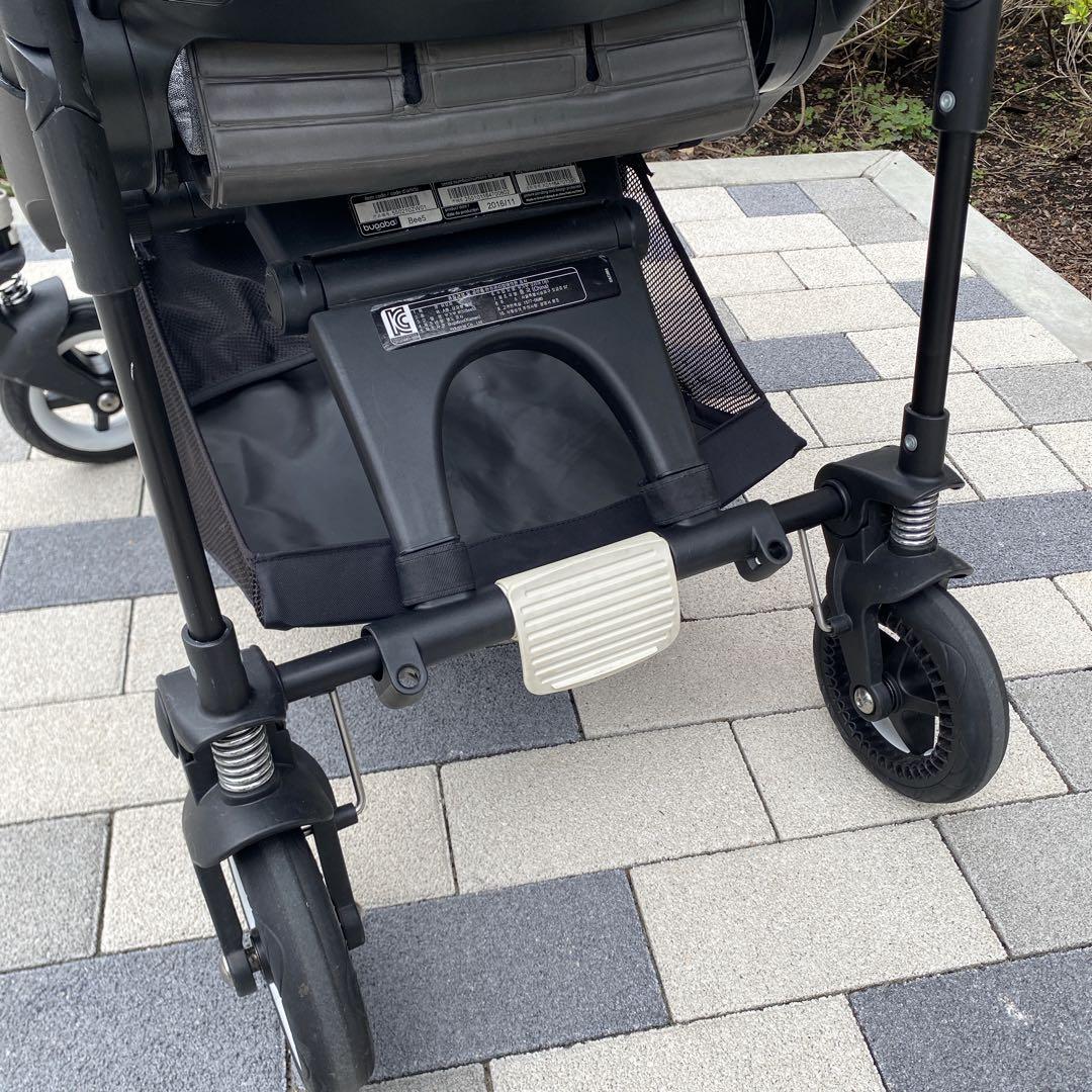 きょう⭐︎美品】bugaboo bee5ベビーカー メランジグレー&ブラック