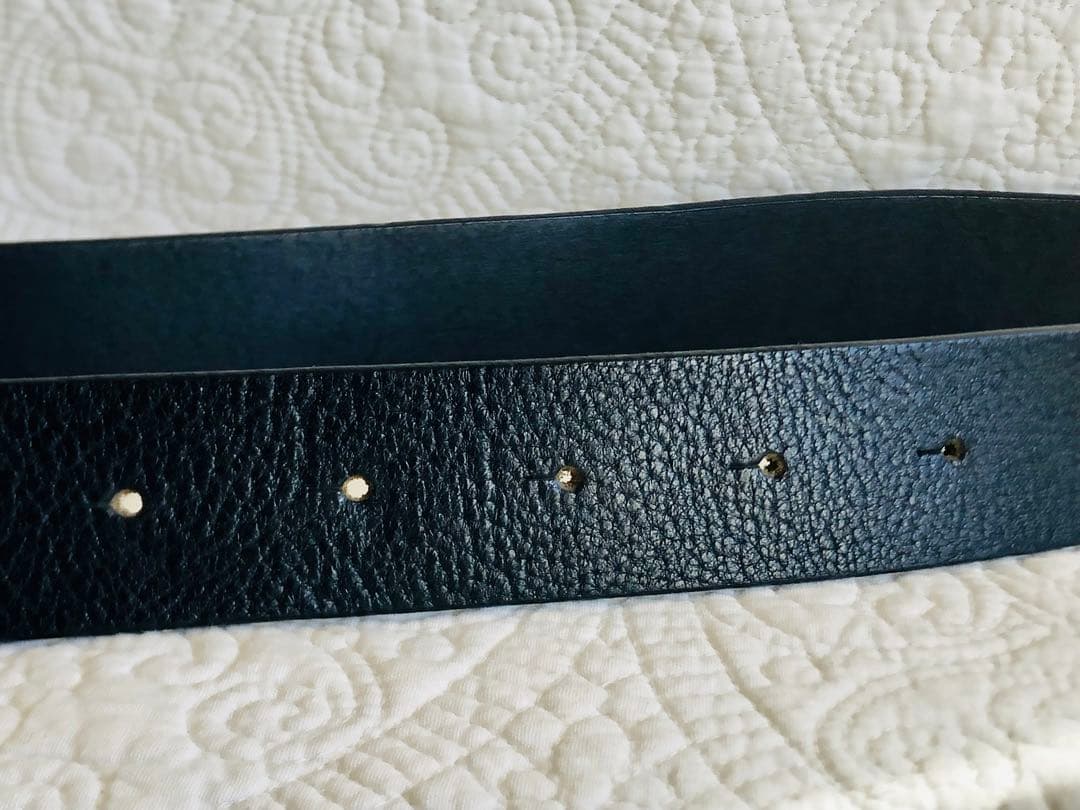 J.LINDEBERG レザーベルト ゴルフ ブラック イタリア製 男女兼用